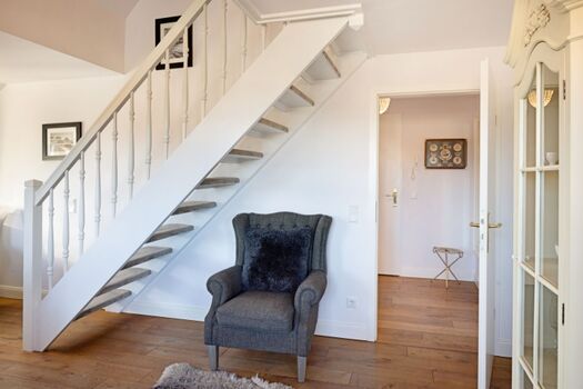 Treppe zum Schlafzimmer eins