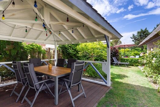 Überdachter Pavillon