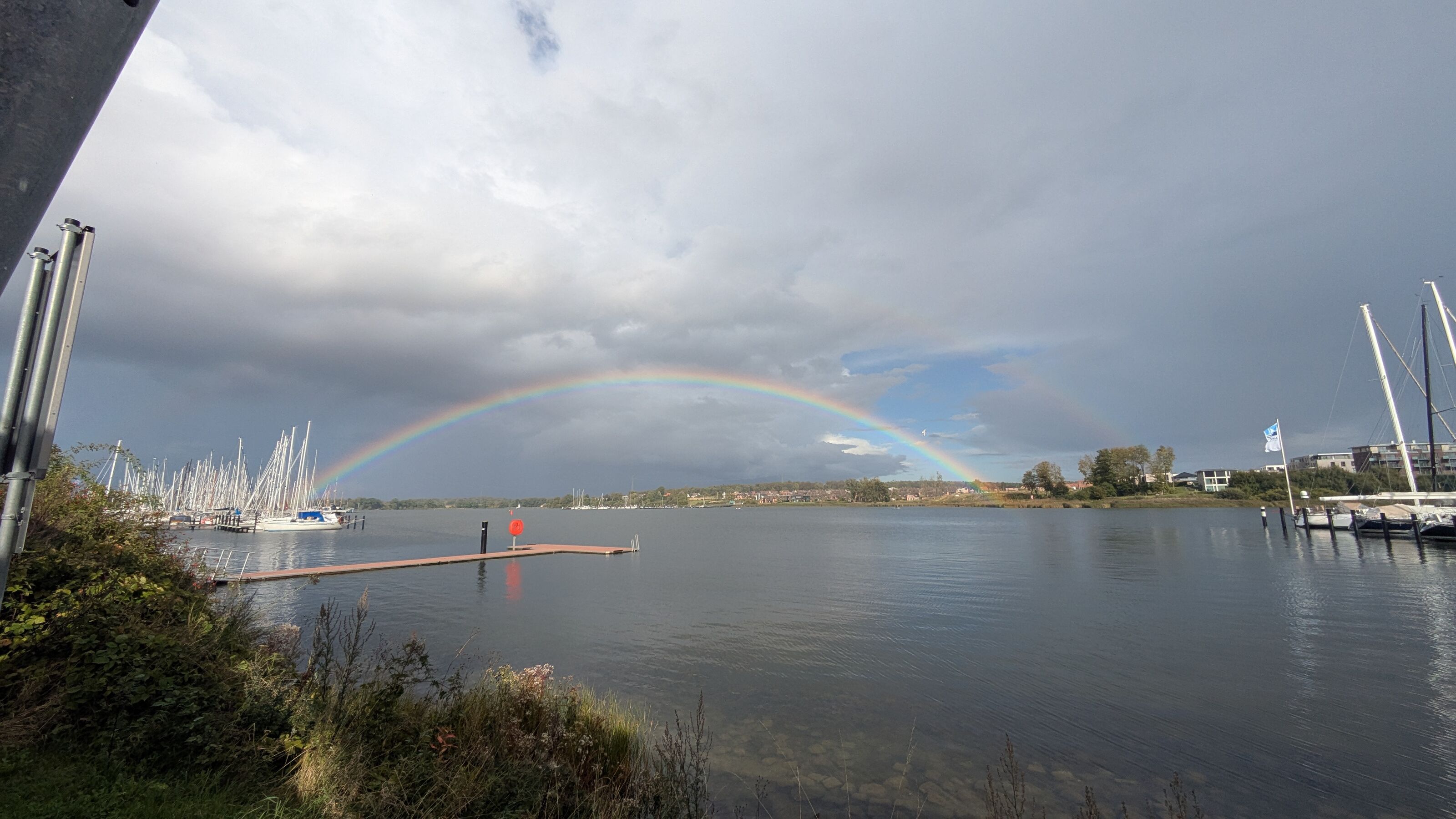 Kappeln mit Regenbogen