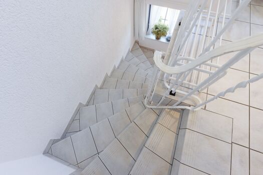 Treppenhaus des Appartementhauses