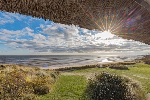 Ausblick Schlafzimmer eins OG