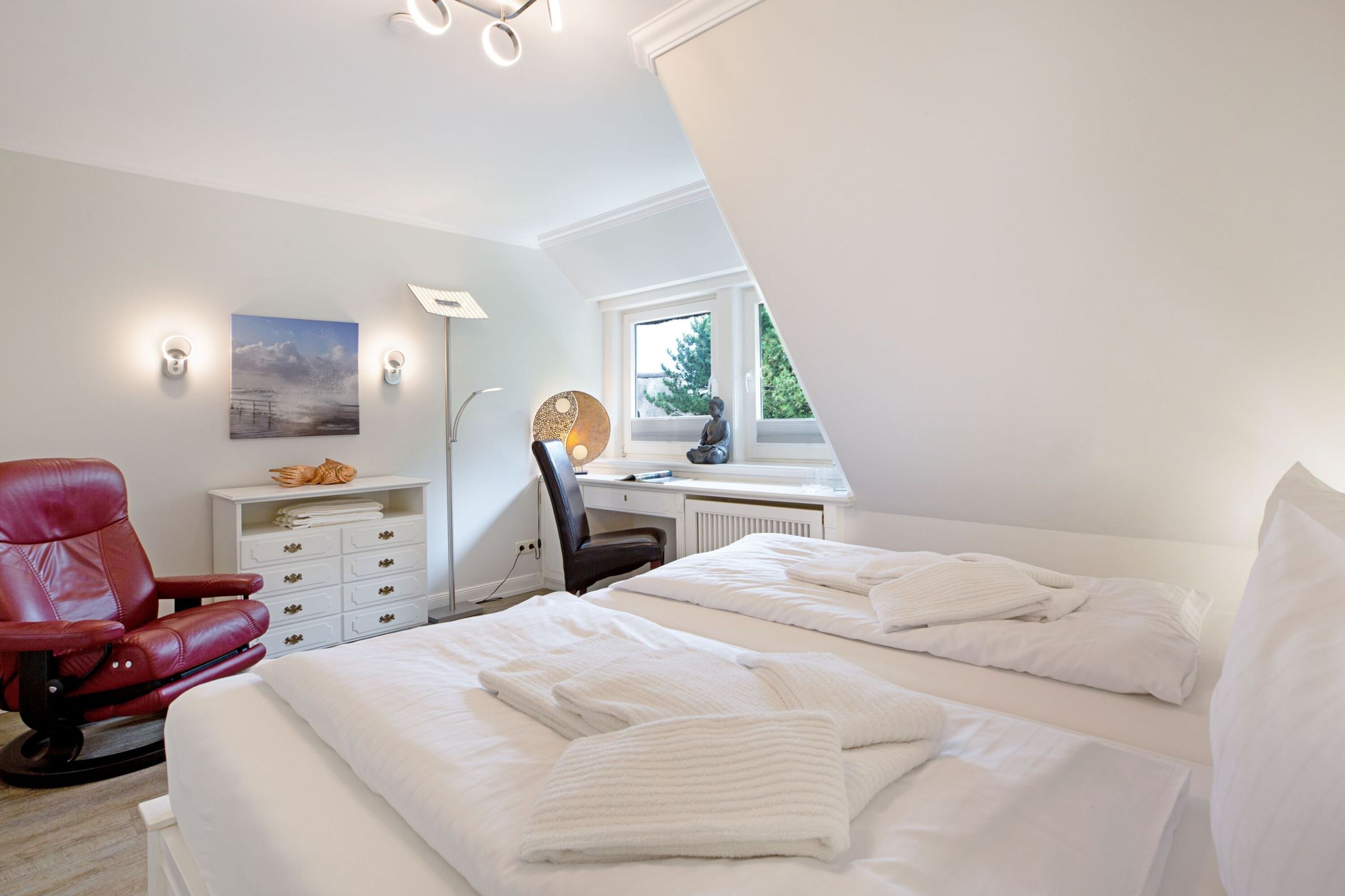 Schlafzimmer eins im OG