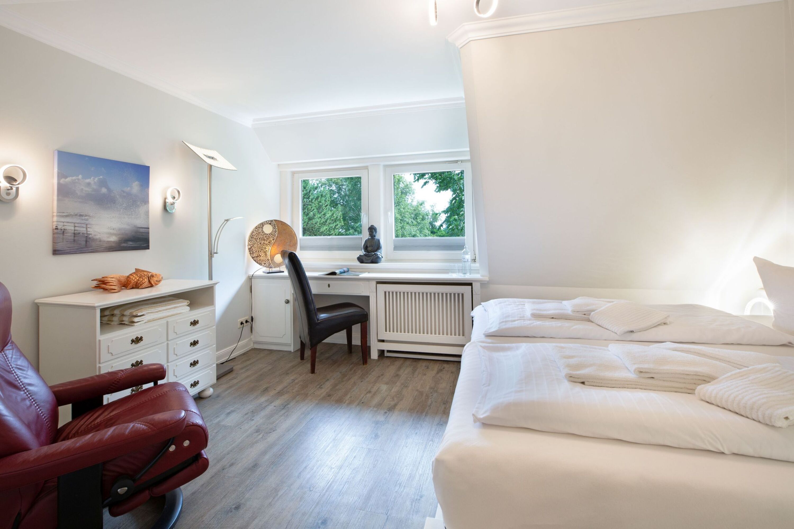 Schlafzimmer eins im OG