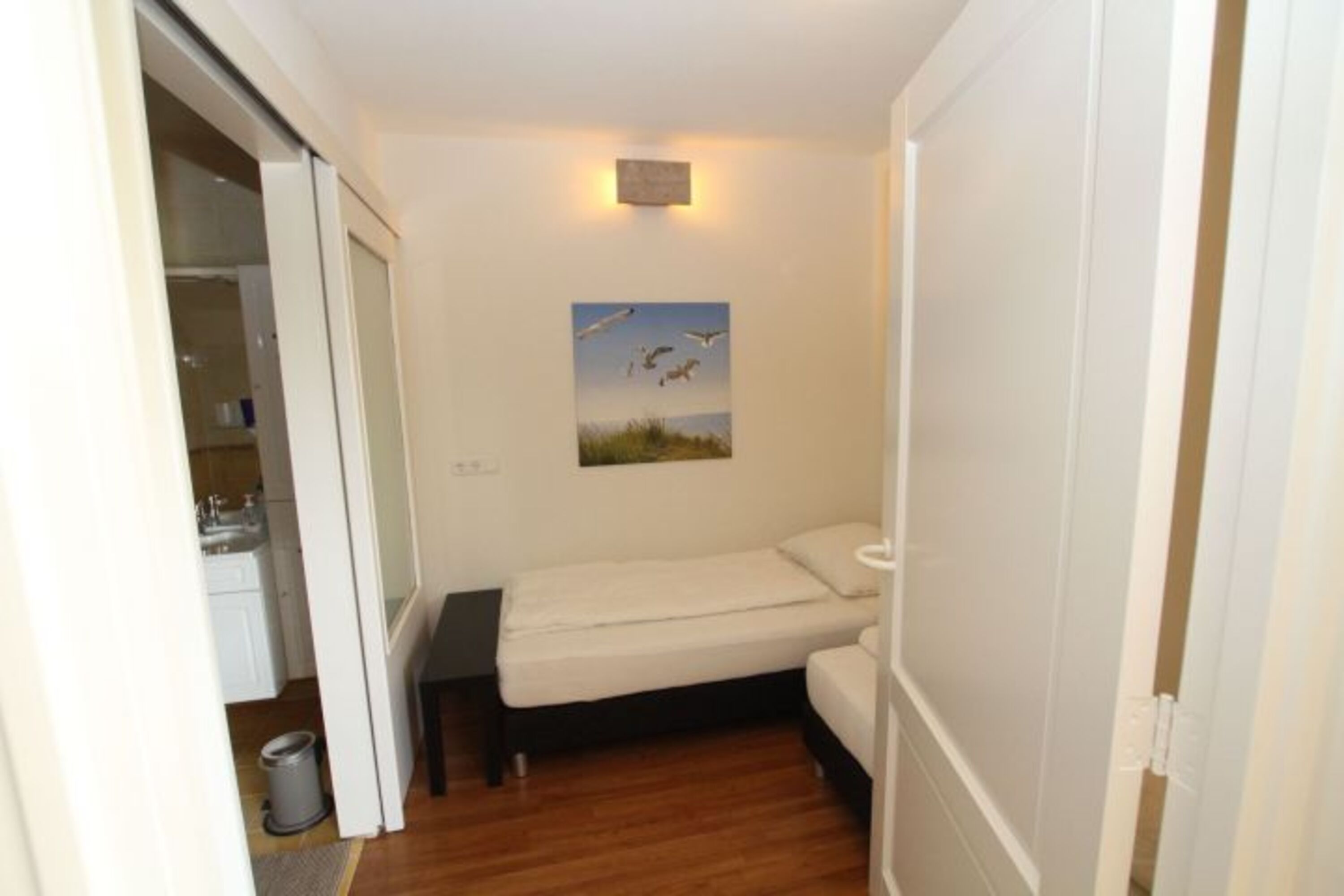 Schlafzimmer mit 2 Einzelbetten (Boxspring)