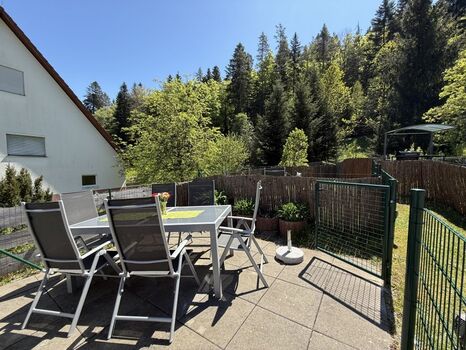 Sitzecke eingezäunt