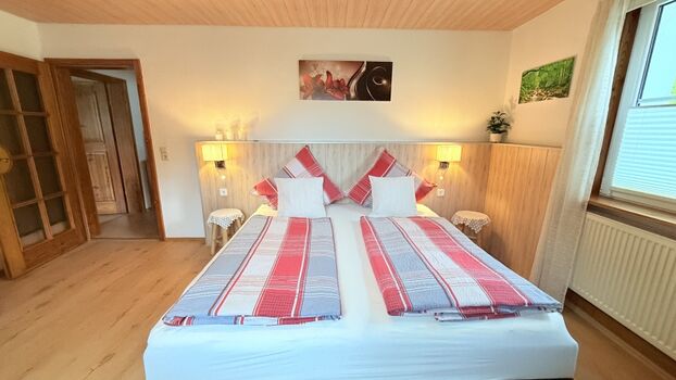 Schlafzimmer mit Infrarotsauna