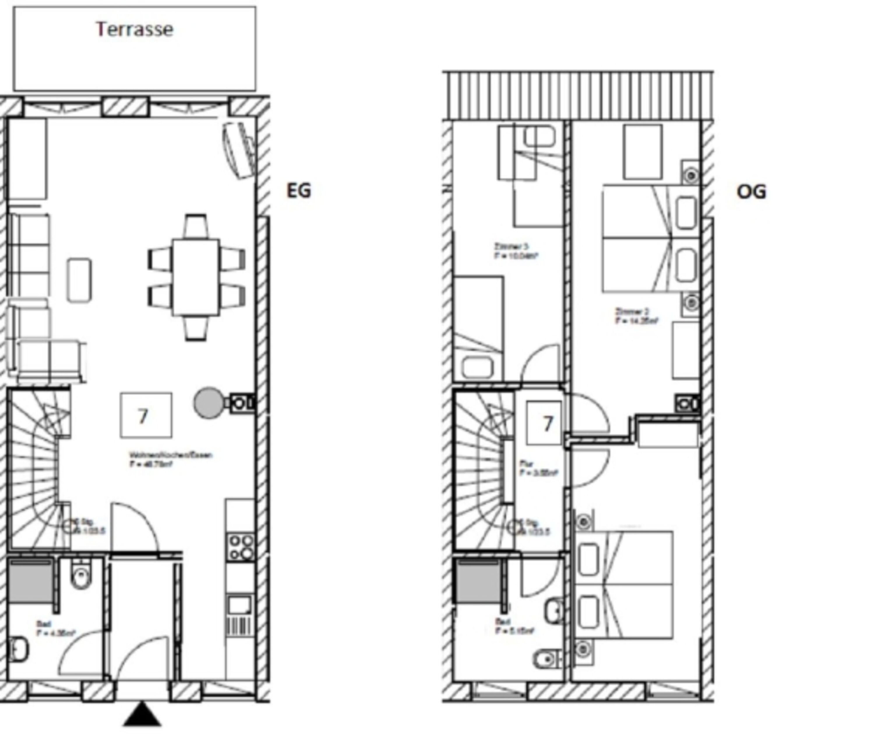 Grundriss Wohnung 7