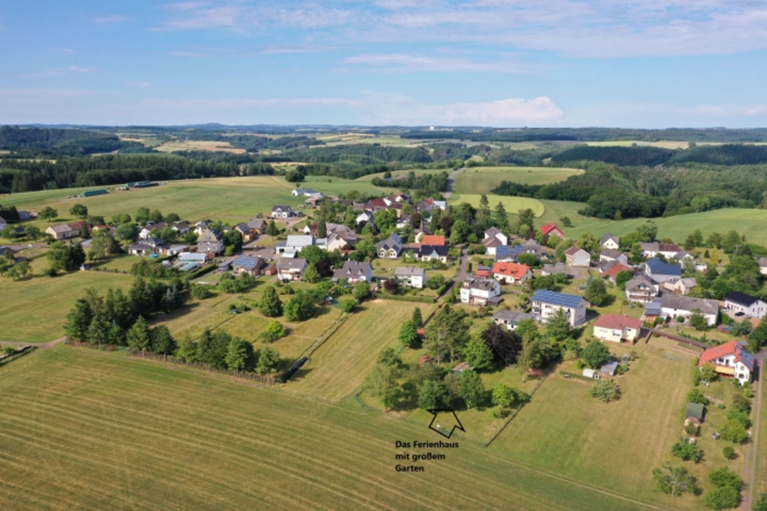 von oben
