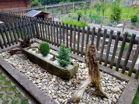 Ferienhütte Sonnenschein mit eingezäunter Terrasse