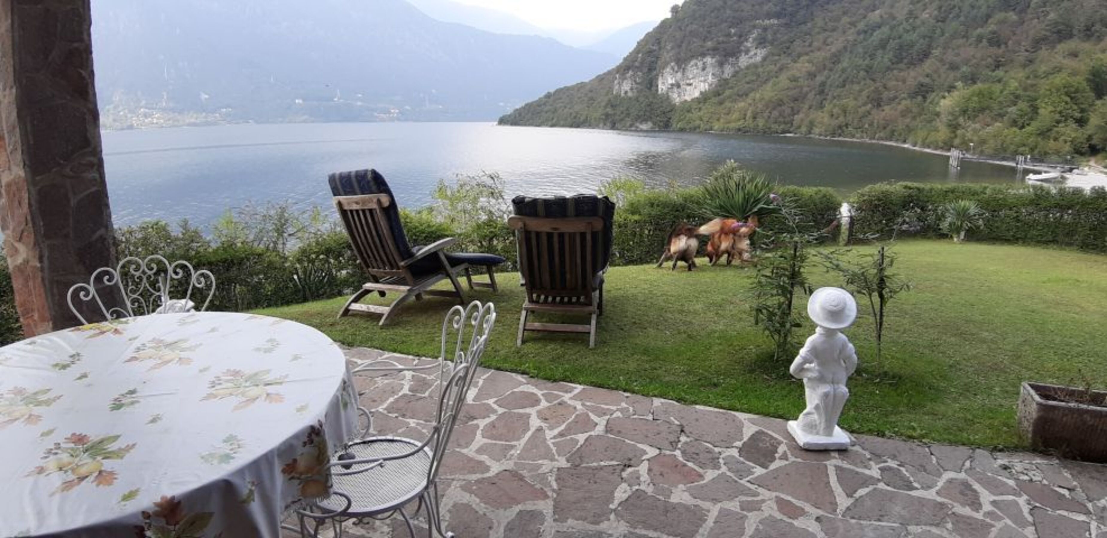 einmaliger Blick zum See