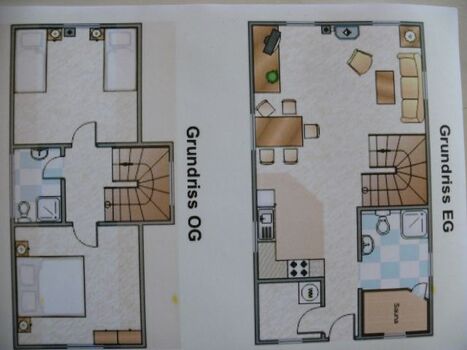 Grundriss des Ferienhauses