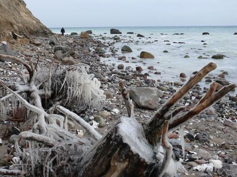 Strand bei Kap Arkona Winter