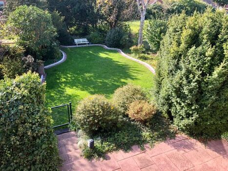 Separat eingezäunte Terasse 