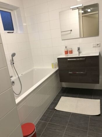 Tageslicht-Bad im Erdgeschoß mit 