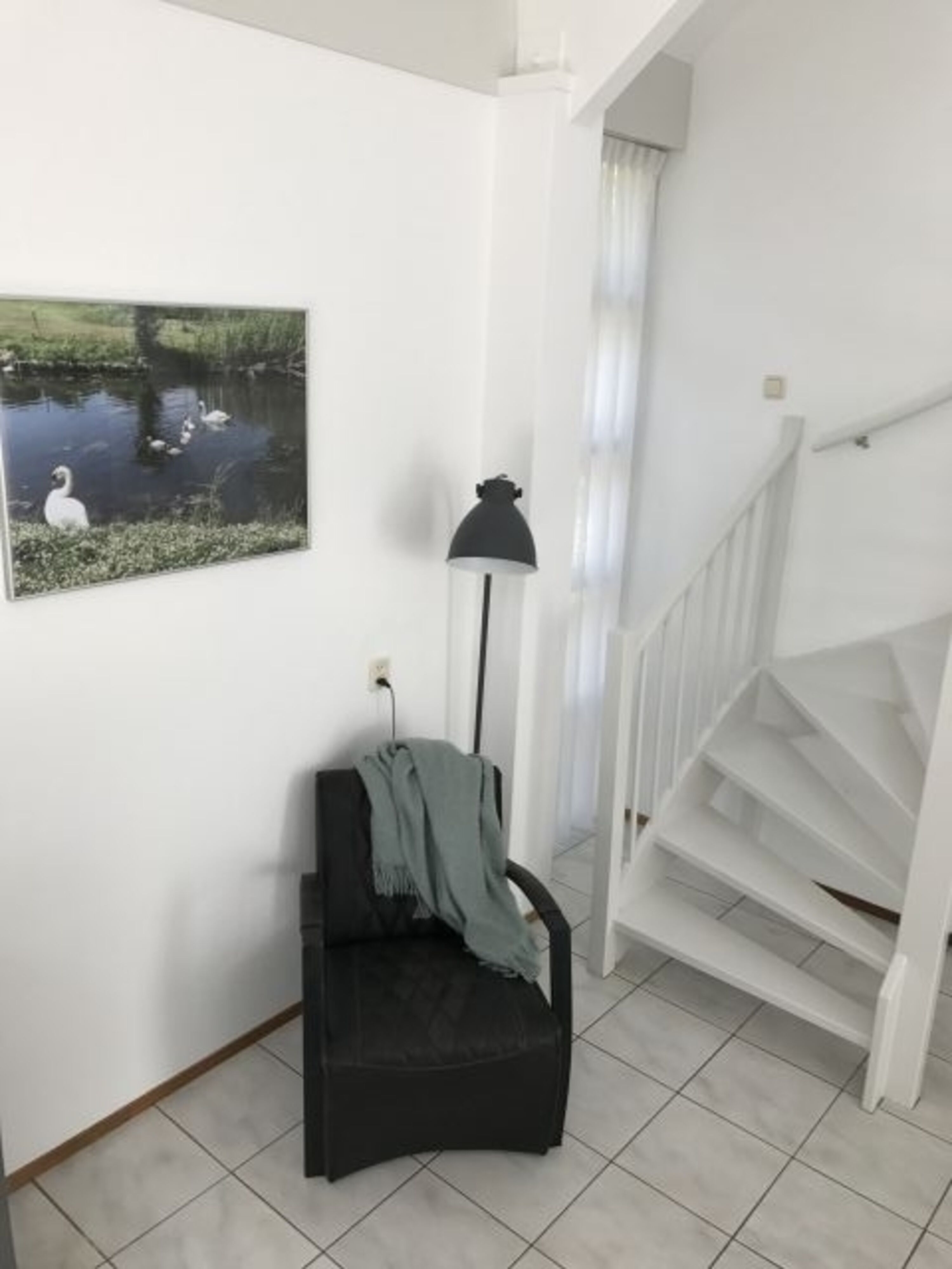 Lese-Sessel mit Standleuchte