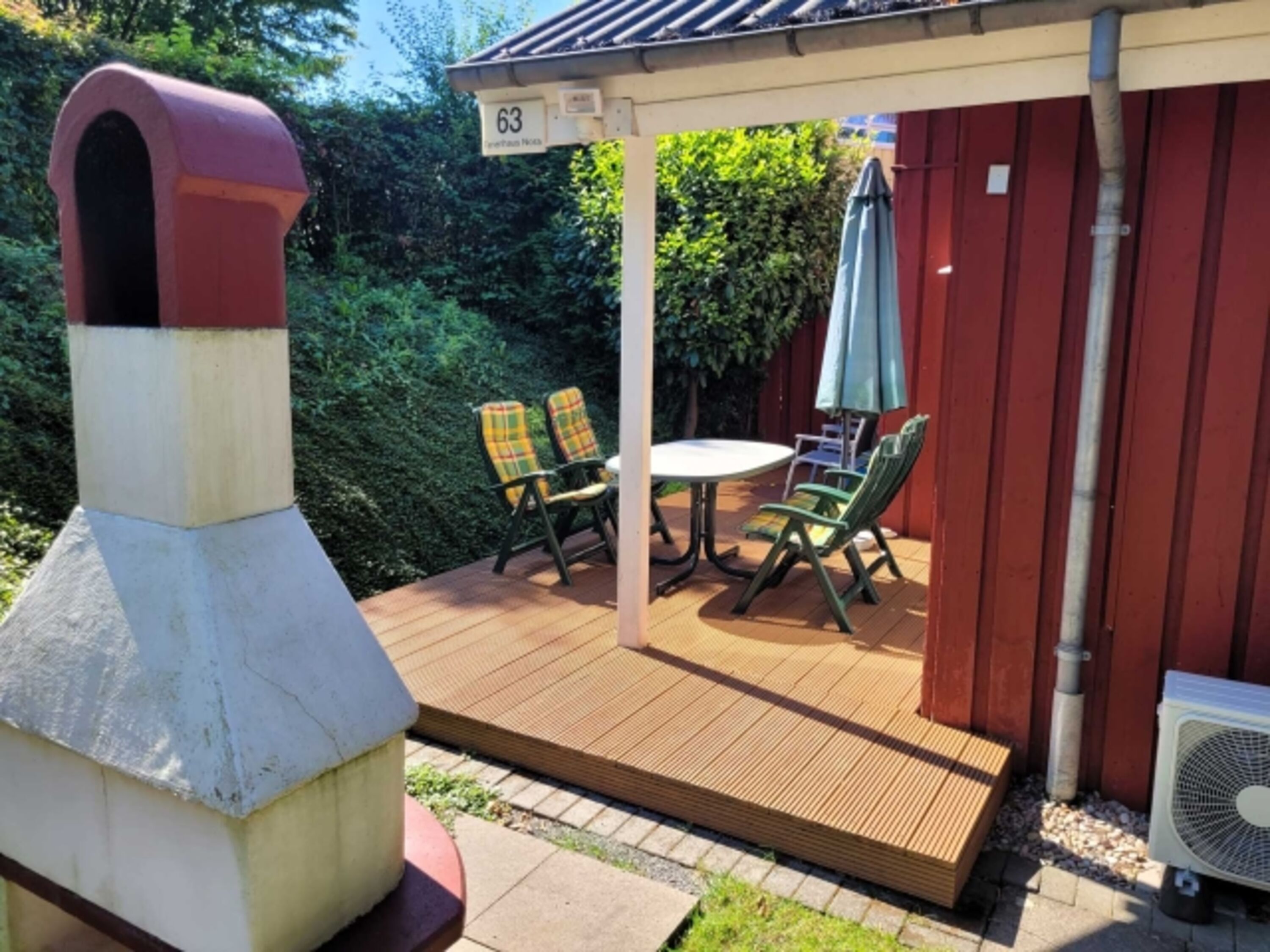 Terasse Ferienhaus Nora