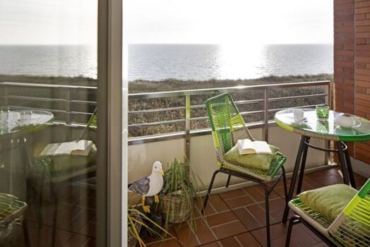 Balkon mit Meerblick
