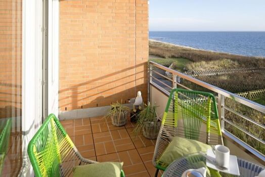 Balkon mit Meerblick