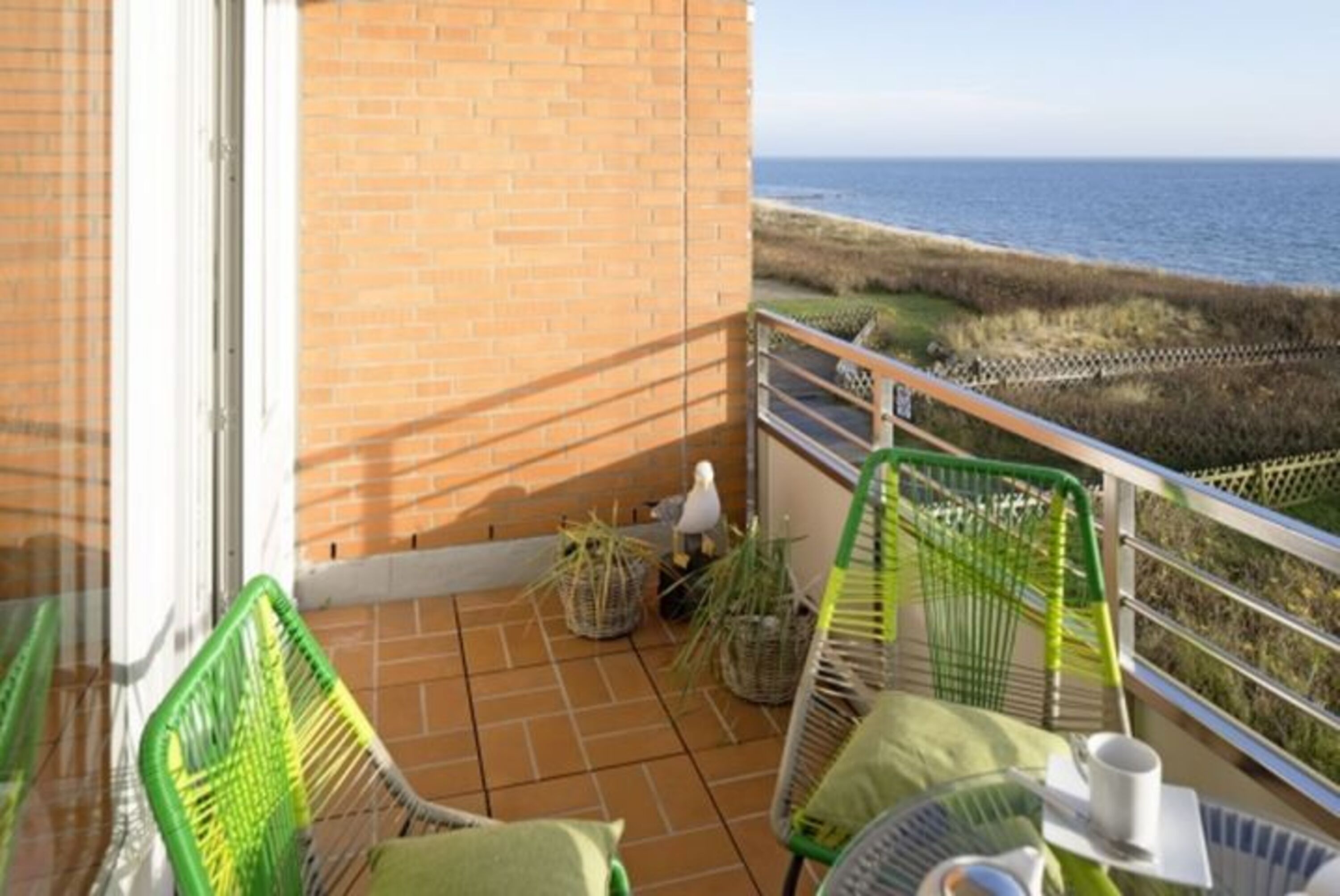 Balkon mit Meerblick