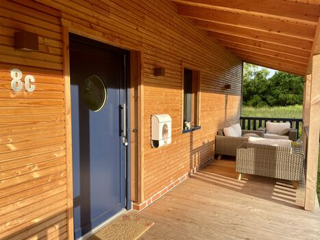Veranda mit Loungemöbel