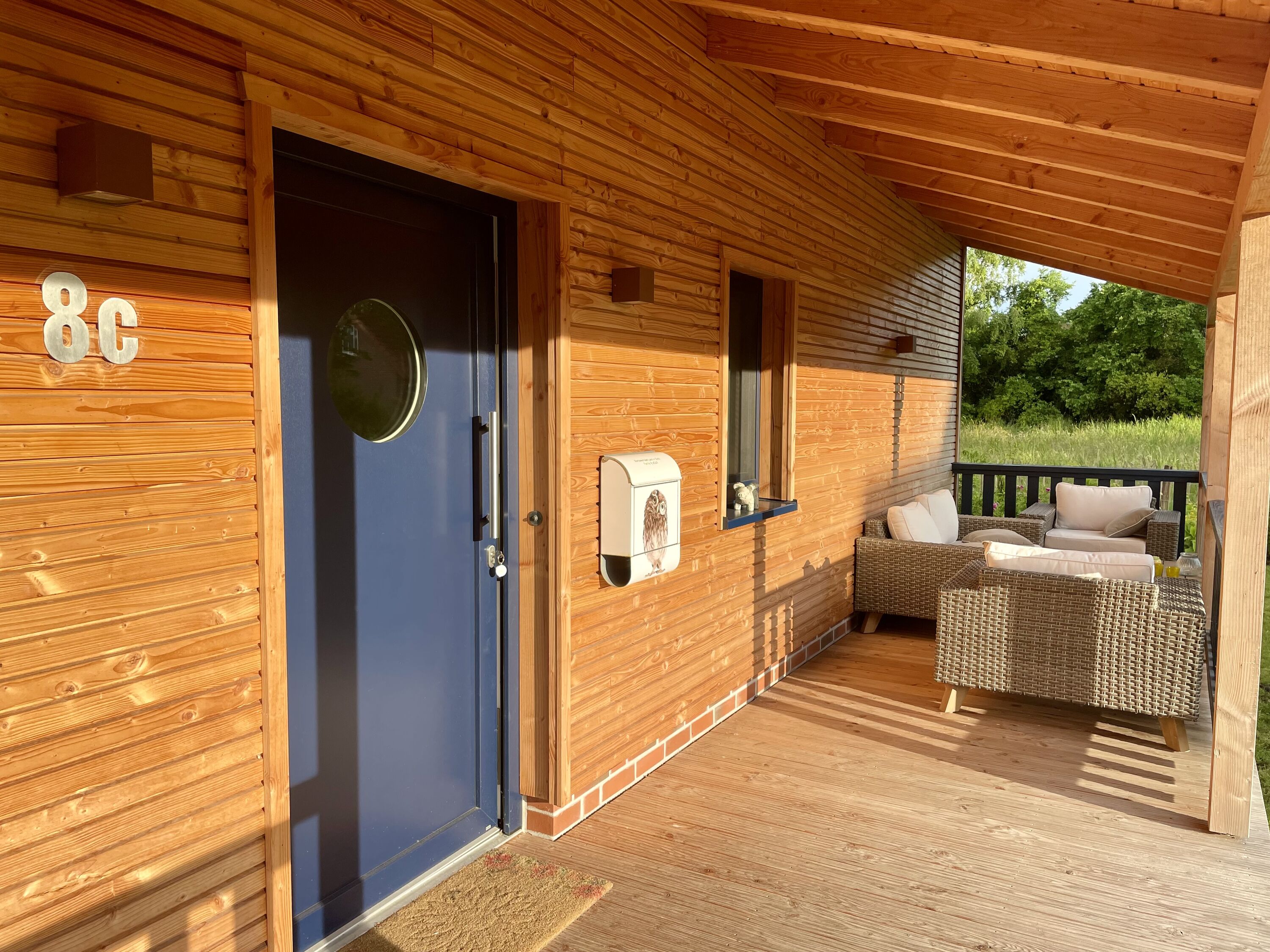 Veranda mit Loungemöbel
