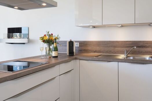 offene Hochglanzküche