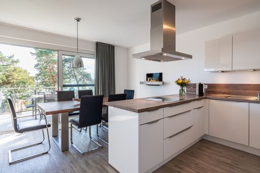 offene Hochglanzküche