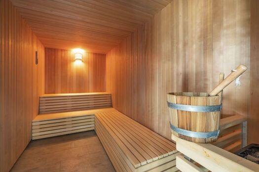 Finnische Sauna im Souterrain