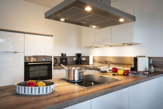 offene Hochglanzküche