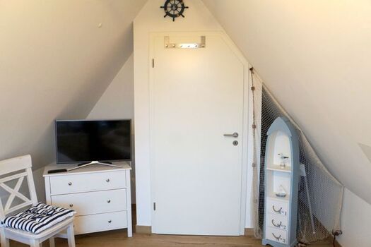 Schlafzimmer im Spitzboden 