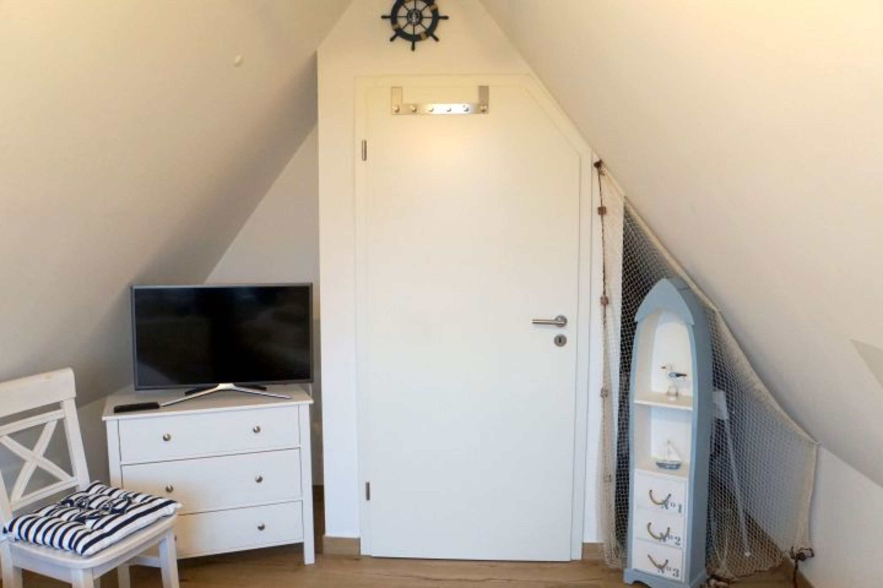 Schlafzimmer im Spitzboden 
