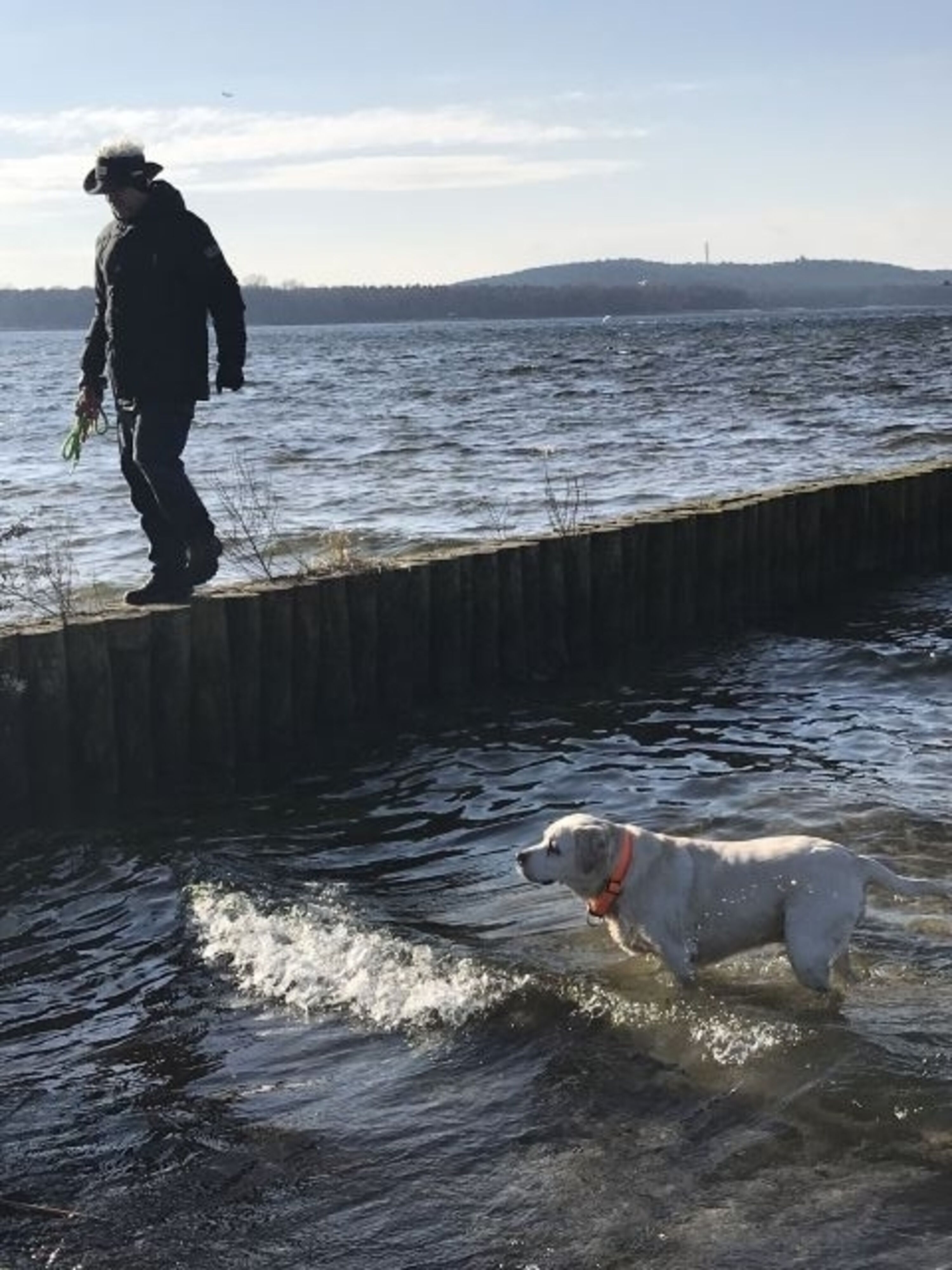 Winter am und im See