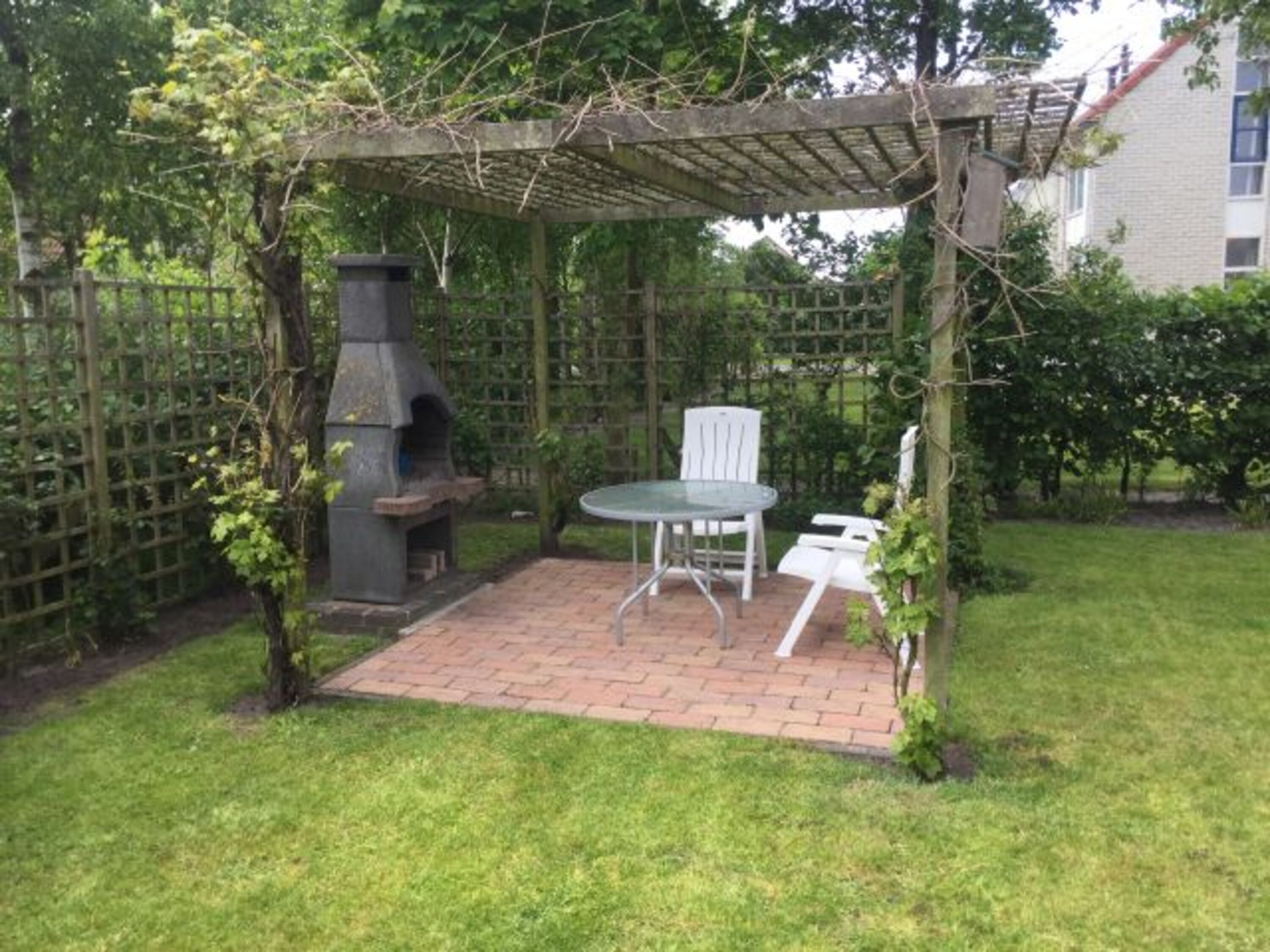 Grillplatz unter Reben