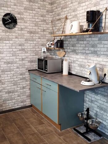 Küche, Mikrowelle, Kaffeemaschine, Senseo, ..