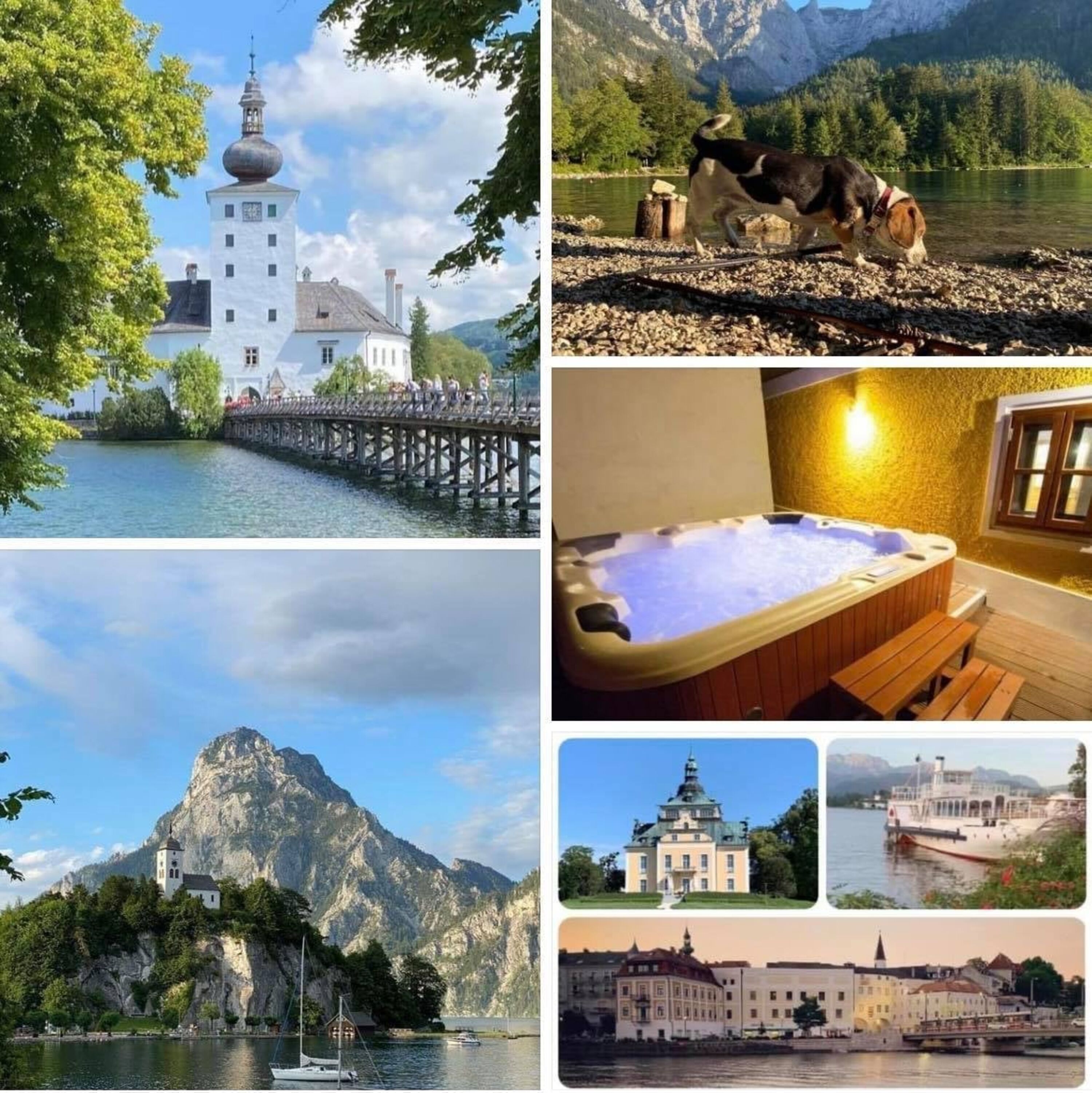 Traunsee mit vielen Ausflugszielen und schönen Fotomotiven vor Ort.