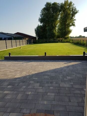 Eingezäunter Garten mit viel Platz