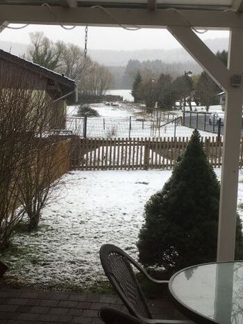 Terrasse im Winter