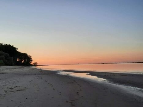 Abenddämmerung Krautsand