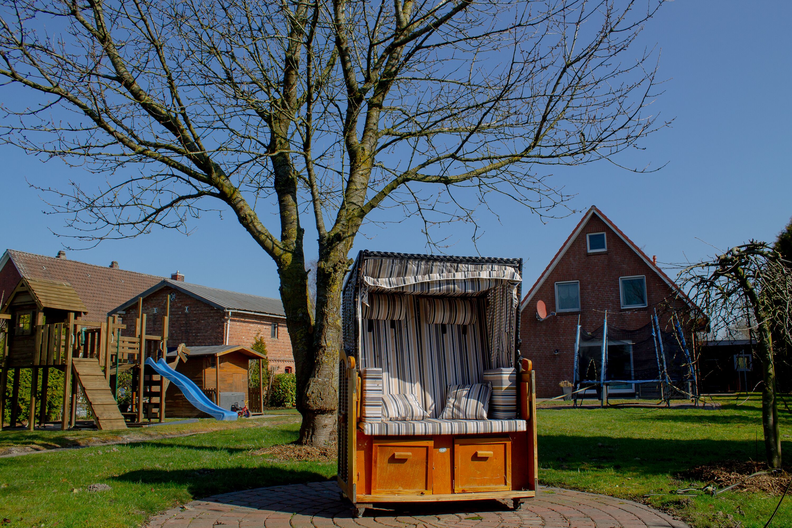 Relaxen im Strandkorb