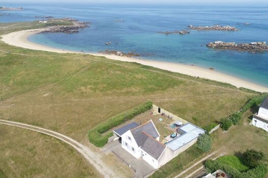 Bretagne : Blick am Meer, direkt am Strand, garten eingeschlossen, Fahrräder, Paddle, Kamin...