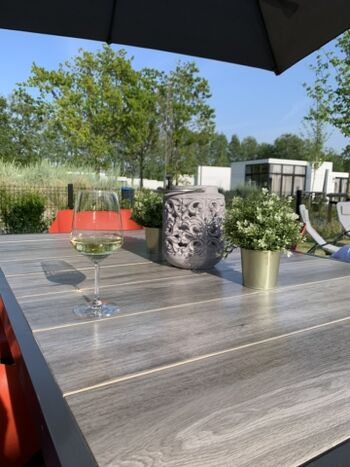 Schöner Blick auf die kleine Düne im Park