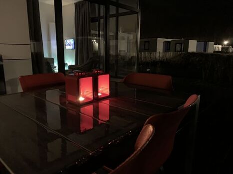 Abends auf der Terrasse