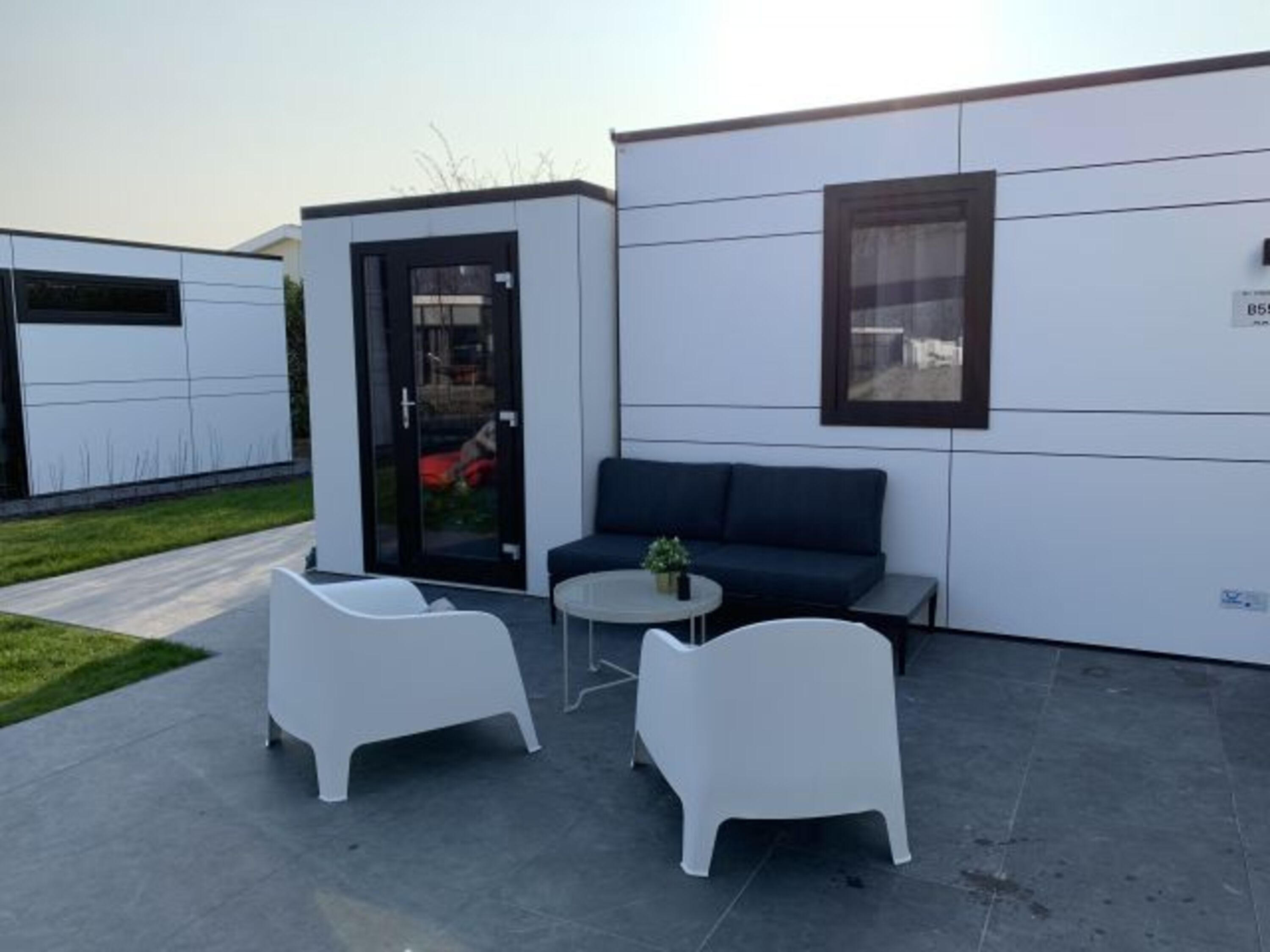 Loungeecke auf der Terrasse
