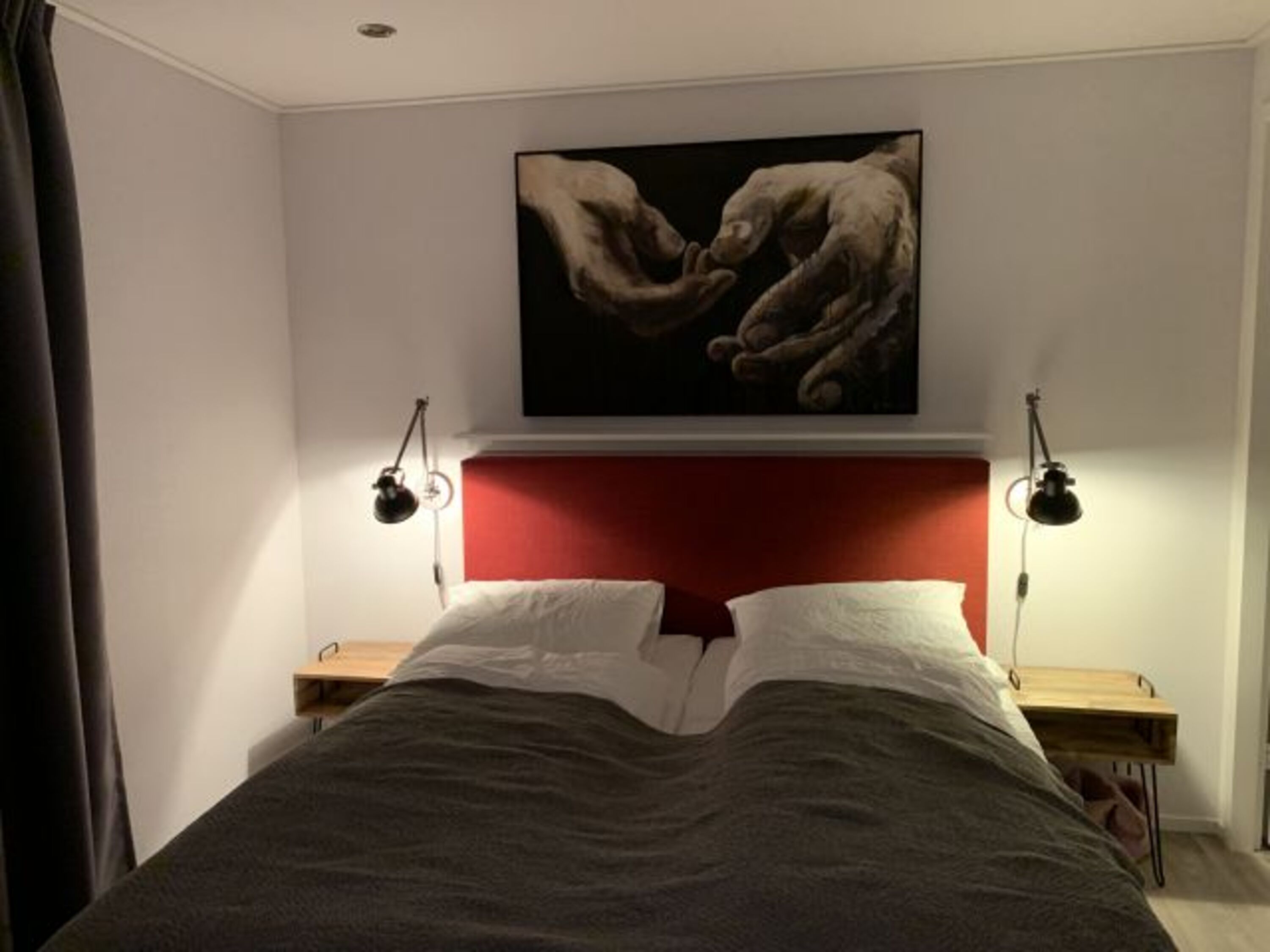 Schlafzimmer 1 mit Doppelbett