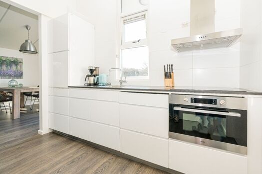 Die offene Küche mit allem Komfort