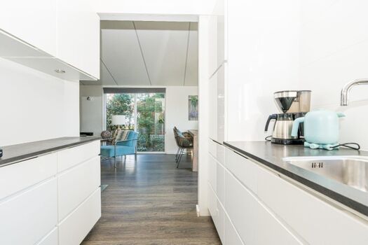 Die offene Küche mit allem Komfort