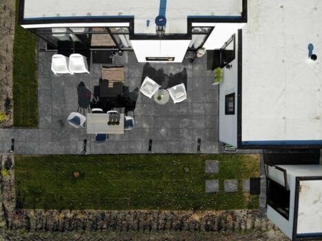 Aus der Luft (noch ohne Zaun)