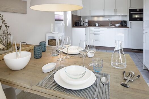 Küche und Essbereich