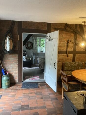 Blick ins Schlafzimmer EG