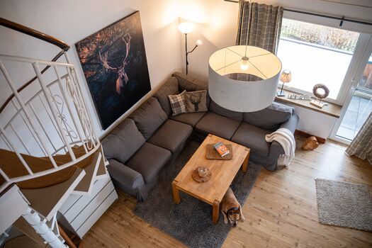 Blick von der offenen Galerie